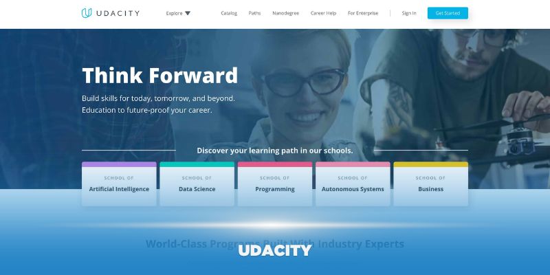 Trải nghiệm ngành học máy tính online tại Udacity